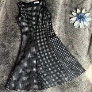 Calvin Klein Black Laser-Cut Sheath Dress 2P